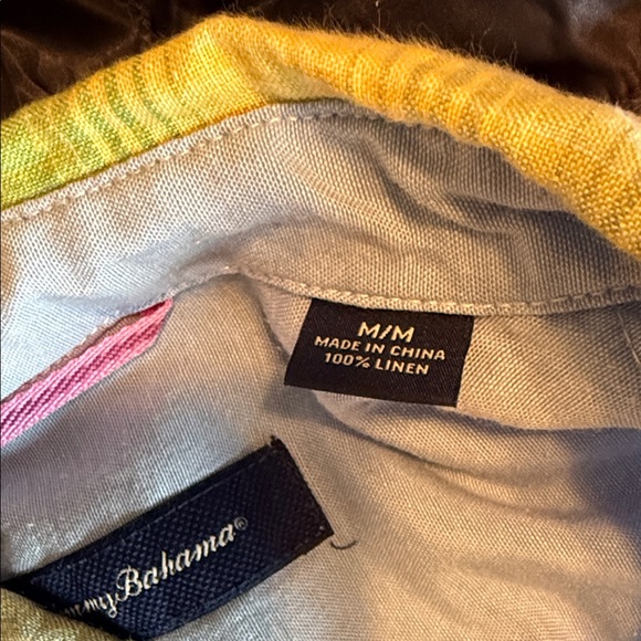 Tommy Bahama Pastel Multicolor Button Down Shirt M - Picture 3 of 8